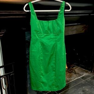 Vintage Kelly Green Calvin Klein sleeveless dress